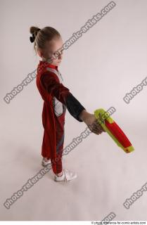 DENISA PILOT STANDING POSE WITH GUN 2